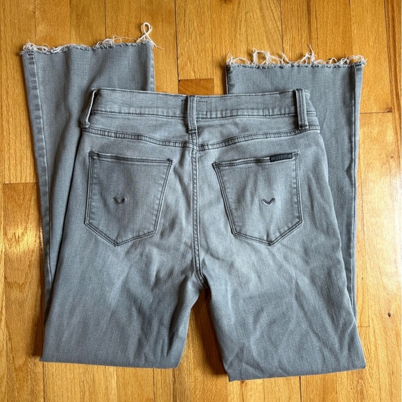 Hudson Jeans Grey Blair High Rise Cropped Bootcut Jeans size 27 - Picture 12 of 12